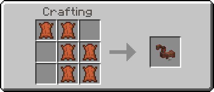 Crafting recipe for leather Chocobo armor