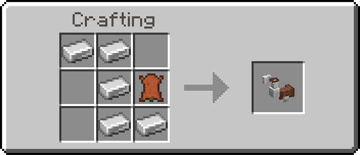 Crafting recipe for iron Chocobo armor