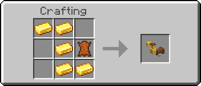 Crafting recipe for gold Chocobo armor